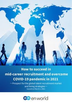 How to succeed in mid-career recruitment and overcome COVID-19 pandemic in 2021 - Prospect for the global talent recruitment market and hiring ...