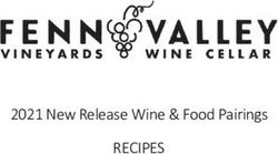 RECIPES 2021 New Release Wine & Food Pairings - Fenn Valley Vineyards