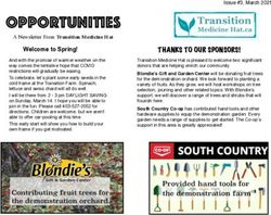 OPPORTUNITIES - Transition Medicine Hat