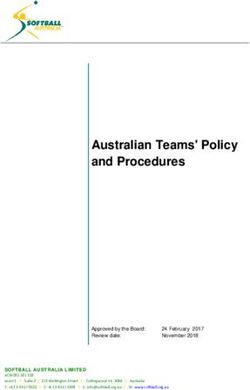Australian Teams' Policy and Procedures - Softball Australia