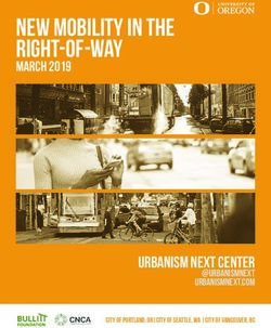 New Mobility in the Right-Of-way - MARCH 2019 - urbanism next center - Carbon ...