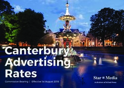 Canterbury Advertising Rates - Commission Bearing | Effective 1st August 2018 A division of Allied Press - News Works NZ