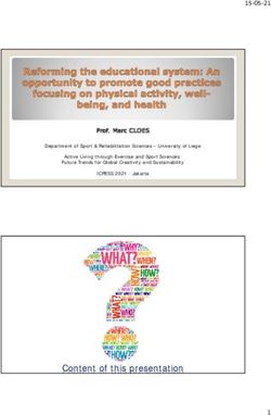 Content of this presentation 15 05 21 - ORBi