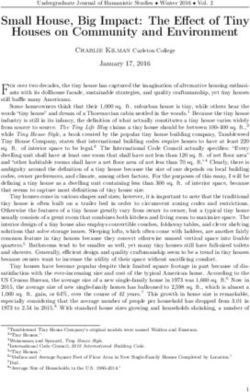 Small House, Big Impact: The Effect of Tiny Houses on Community and Environment - cloudfront.net