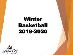 Winter Basketball 2019-2020 - City of League City