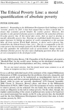 The Ethical Poverty Line: a moral quantification of absolute poverty