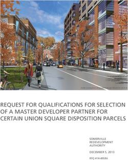 REQUEST FOR QUALIFICATIONS FOR SELECTION OF A MASTER DEVELOPER PARTNER FOR CERTAIN UNION SQUARE DISPOSITION PARCELS - SOMERVILLE REDEVELOPMENT ...