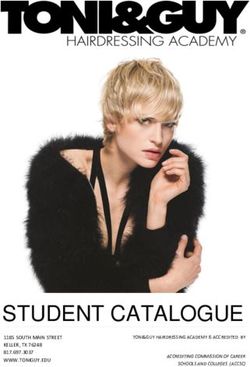 STUDENT CATALOGUE - TONI&GUY Hairdressing Academy