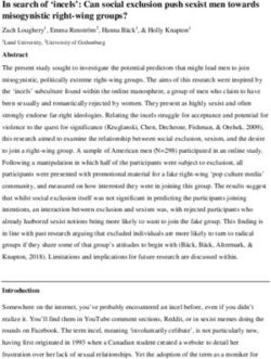 In search of 'incels': Can social exclusion push sexist men towards misogynistic right-wing groups?