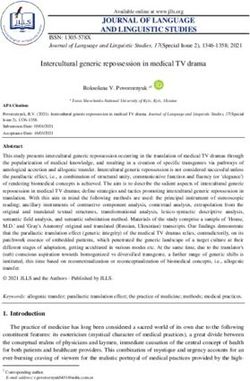 JOURNAL OF LANGUAGE AND LINGUISTIC STUDIES
