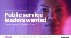 Public service leaders wanted - Masters of change at a moment of truth From insights to action, the path to extraordinary value starts here.