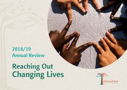 Changing Lives Reaching Out Annual Review - Edmund Rice - Edmund Rice Centre WA