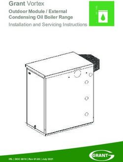 Grant Vortex Outdoor Module / External Condensing Oil Boiler Range Installation and Servicing Instructions - DOC 0018