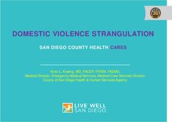 DOMESTIC VIOLENCE STRANGULATION - County of San ...