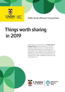 Things worth sharing in 2019 - UNSW Canberra
