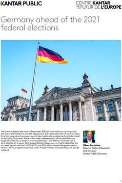 Germany ahead of the 2021 federal elections - Kantar Public