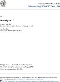 Scholarship @ GEORGETOWN LAW - Georgetown University Law Center