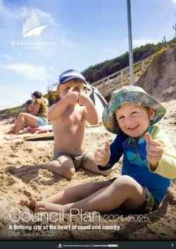 Council Plan 2021-2025 - A thriving city at the heart of coast and country Draft revision 2022 - Your Say Warrnambool