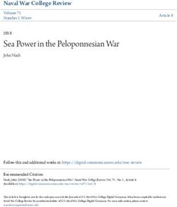 Sea Power in the Peloponnesian War - Naval War College Review - US Naval War College Digital ...