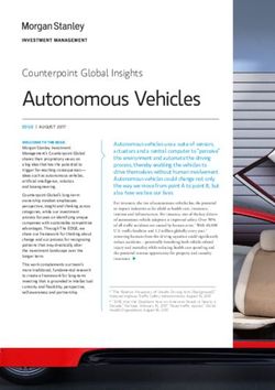 Autonomous Vehicles Counterpoint Global Insights - Morgan Stanley