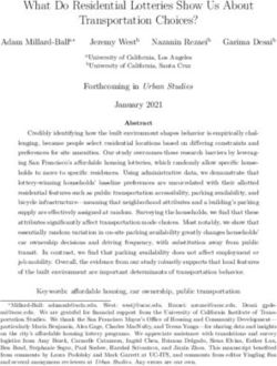 What Do Residential Lotteries Show Us About Transportation Choices?