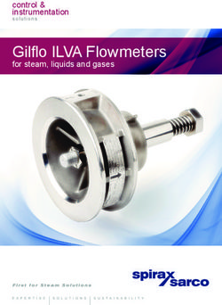 Gilflo ILVA Flowmeters - for steam, liquids and gases control & instrumentation