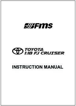 INSTRUCTION MANUAL - D-Power-Modellbau
