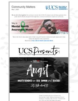 Community Matters - United Counseling Service