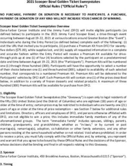 2021 Scooper Bowl Golden Ticket Sweepstakes Official Rules ("Official Rules")