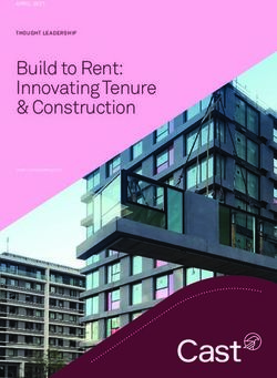 Build to Rent: Innovating Tenure & Construction - APRIL 2021 THOUGHT LEADERSHIP - cast-consultancy.com - Cast ...