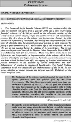 CHAPTER-III Performance Reviews - Accountant General, Goa