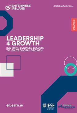 LEADERSHIP 4 GROWTH - eiLearn.ie - INSPIRING BUSINESS LEADERS TO IGNITE GLOBAL GROWTH - Enterprise Ireland
