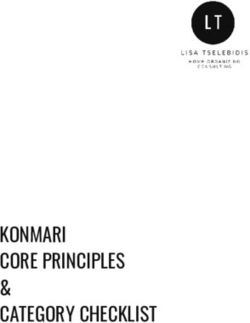 KONMARI CORE PRINCIPLES - Lisa Tselebidis