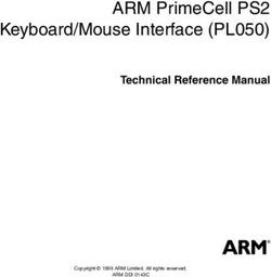 ARM PrimeCell PS2 Keyboard/Mouse Interface (PL050) - Technical Reference Manual