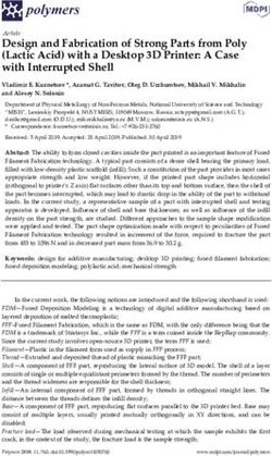 Design and Fabrication of Strong Parts from Poly (Lactic Acid) with a Desktop 3D Printer: A Case with Interrupted Shell - MDPI