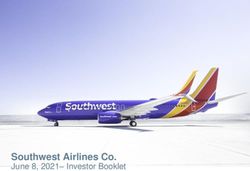 Southwest Airlines Co - June 8, 2021- Investor Booklet - Investor Relations