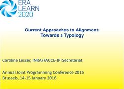 Current Approaches to Alignment: Towards a Typology - Caroline Lesser, INRA/FACCE-JPI Secretariat Annual Joint Programming Conference 2015 ...