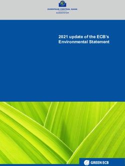 2021 update of the ECB's Environmental Statement