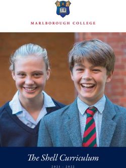 The Shell Curriculum - Marlborough College