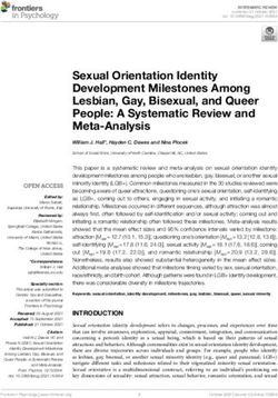 Sexual Orientation Identity Development Milestones Among Lesbian, Gay, Bisexual, and Queer People: A Systematic Review and Meta-Analysis