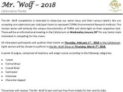 Mr. Wolf 2018 - Terra Environmental Research Institute