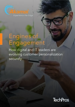 Engines of Engagement - How digital and IT leaders are evolving customer personalization securely - TechPros.io