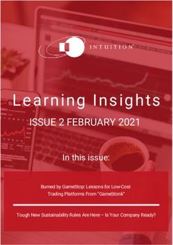 Learning Insights ISSUE 2 FEBRUARY 2021 - In this issue: Intuition
