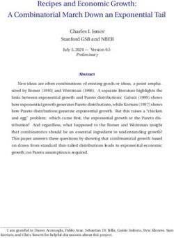 Recipes and Economic Growth: A Combinatorial March Down an Exponential Tail - Stanford University