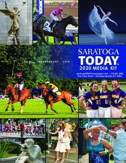 2020 MEDIA KIT - Saratoga Today