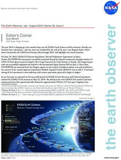 Editor's Corner Steve Platnick EOS Senior Project Scientist - NASA's Earth Observing System