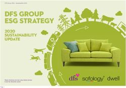 DFS GROUP ESG STRATEGY - 2020 SUSTAINABILITY UPDATE - dwell