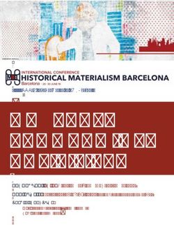 GENERAL PROGRAM OF ACTIVITIES - BARCELONA FRIDAY 28 JUNE - SUNDAY 30 JUNE 2019 NAU BOSTIK Carrer Ferran Turné, 1-11 (La Sagrera, 08027 Barcelona) ...