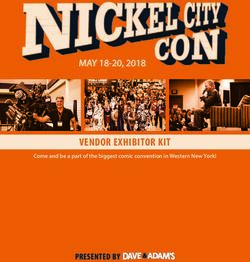 VENDOR EXHIBITOR KIT - PRESENTED BY Come and be a part of the biggest comic convention in Western New York! - Nickel City Con