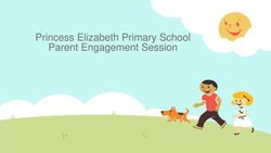 Princess Elizabeth Primary School Parent Engagement Session - Princess ...